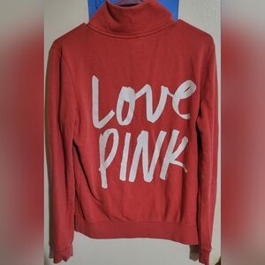 Victoria's Secret PINK Y2K 2012 Pink Pullover Sweatshirt Size Small